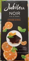 Noir chocolate with orange & basil