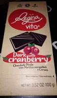 Dark chocolate with cranberry