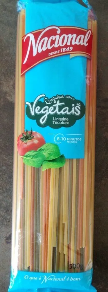 Linguine com Vegetais