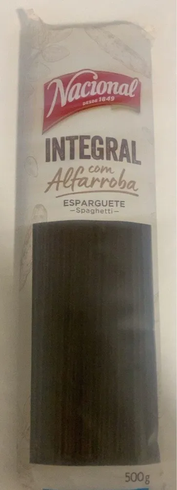 Esparguete con Algarroba