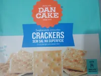 Crackers sem sal na superficie