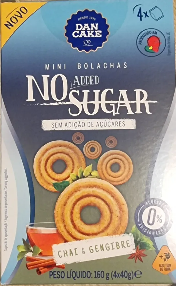 Mini Bolachas Chai & Gengibre