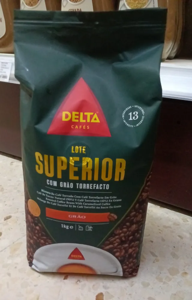Cafe delta lote superior grãos