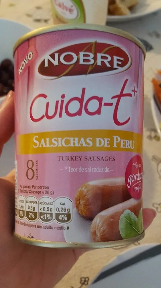 Salsichas de peru
