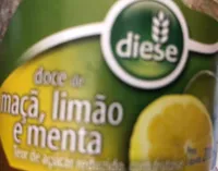 Doce de macã, limao e menta