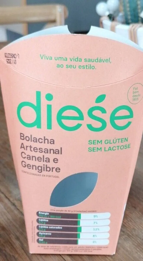 Bolacha artesanal canela e gengibre