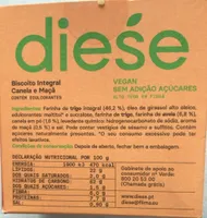 Vegan sem adição açúcares