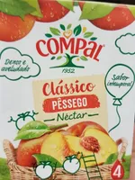 Compal clássico pêssego nectar