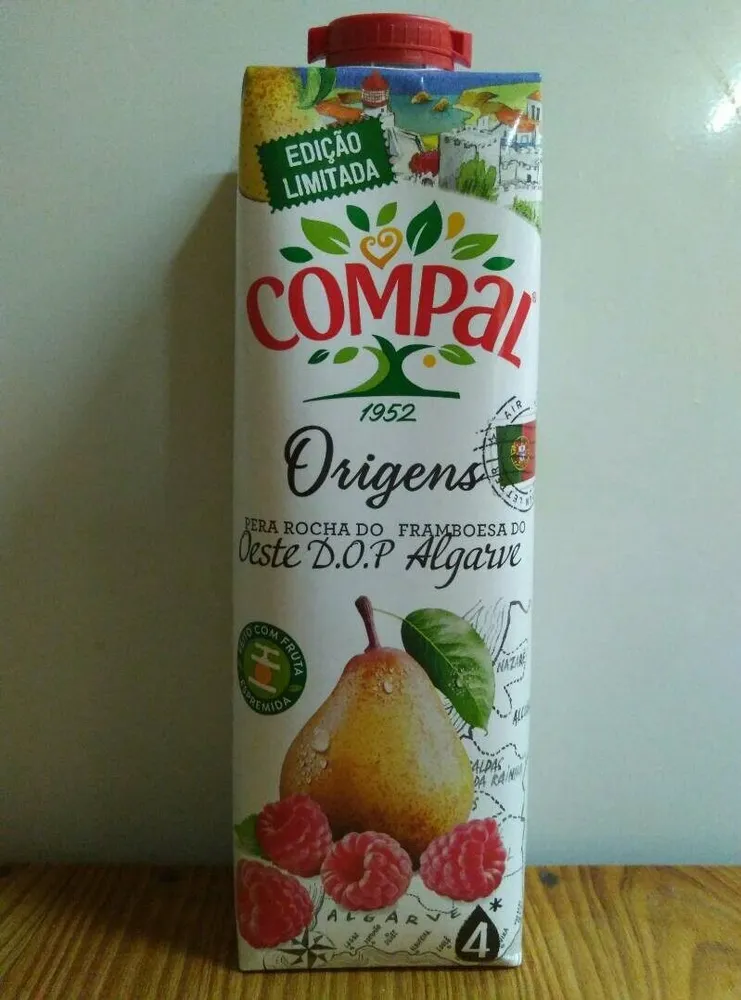 Compal pera & framboesa