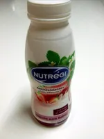Iogurte para Beber Com Polpa de Morango