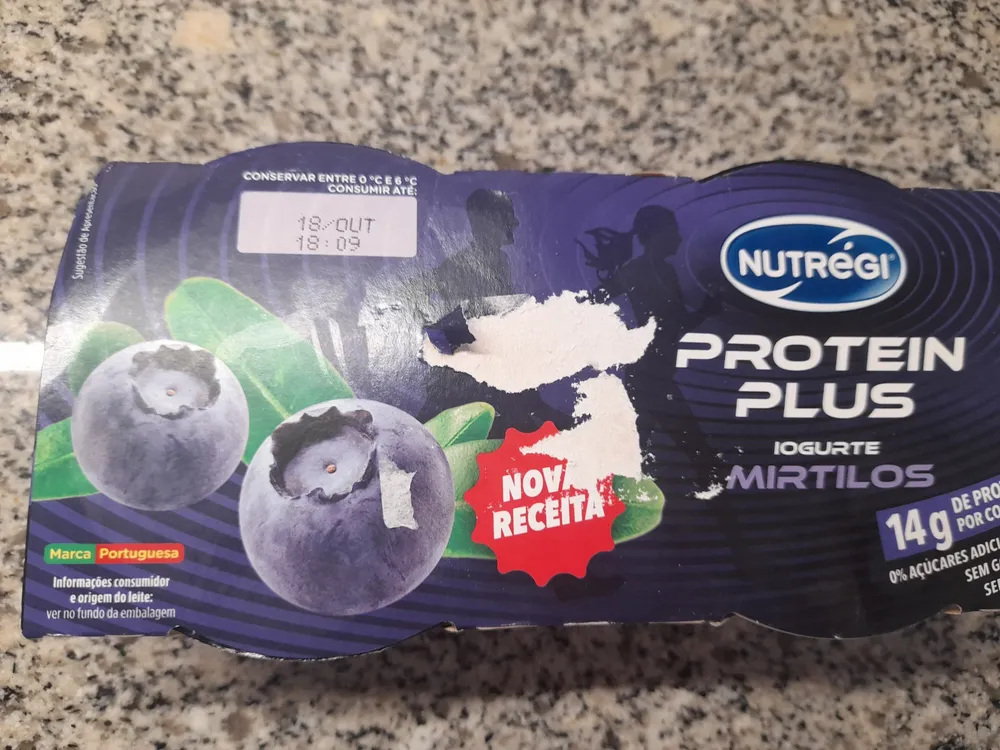 Iogurte Protein Plus Mirtilos
