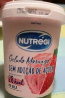Gelado Morango Sem Adição de Açúcar