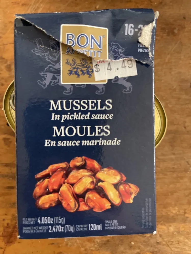 Moule sauce marinade