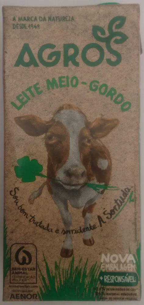 Leite Meio-Gordo