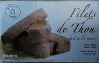 Filetes de atum em lata