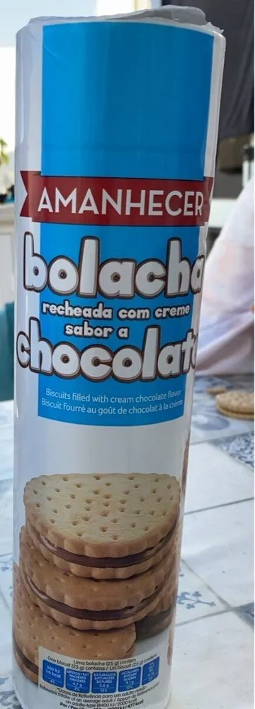 Bolacha Amanhecer Recheio Cacau