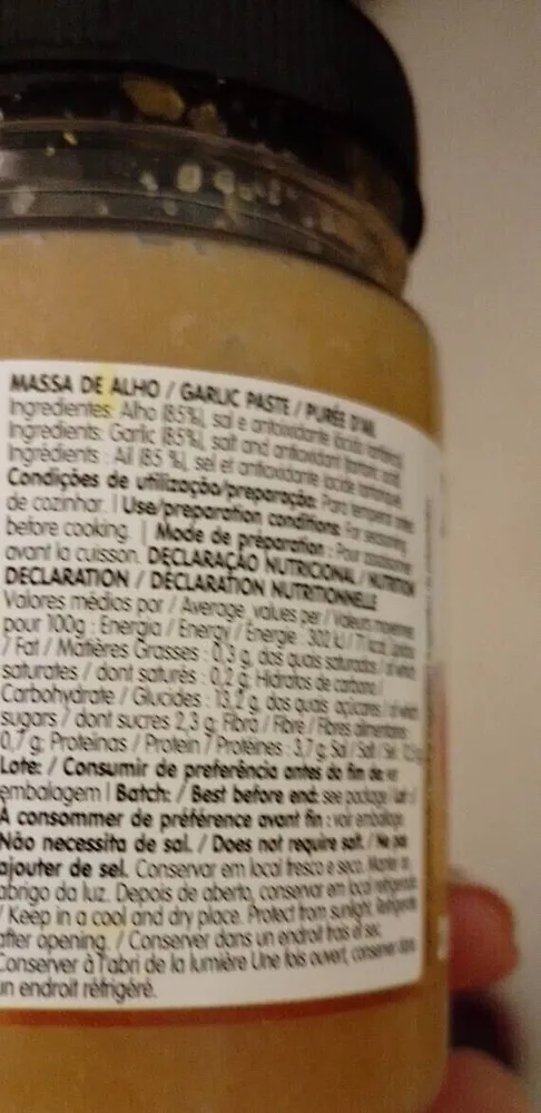 Purée d'ail