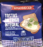 Tostas de trigo integral