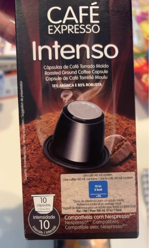 Café Expresso en cápsulas