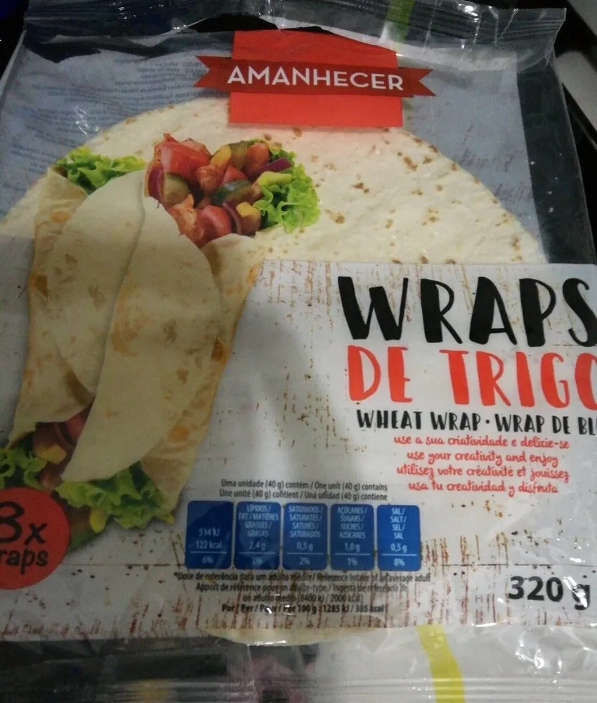Wrap de trigo