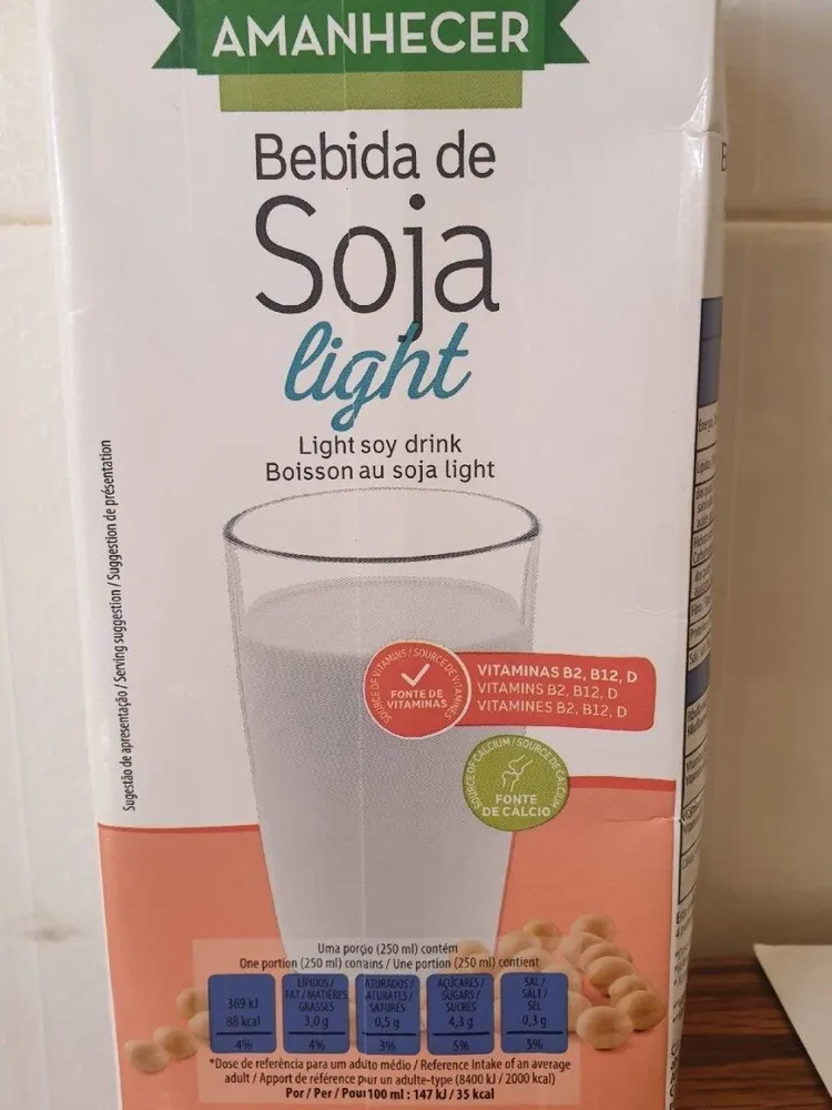 Bebida de Soja light