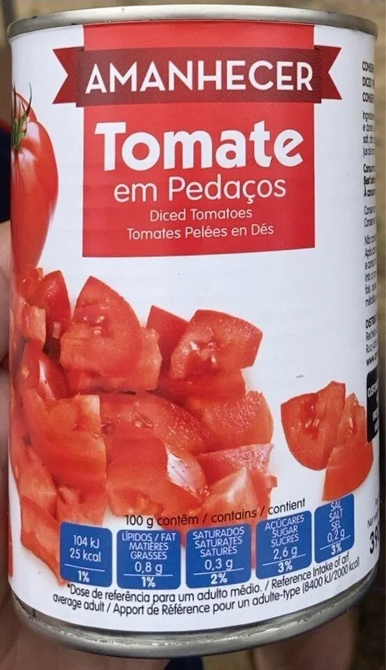Tomate en pedaços