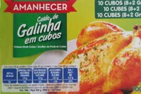 Caldo de galinha em cubos