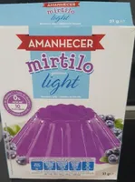 gelatina light mirtilo
