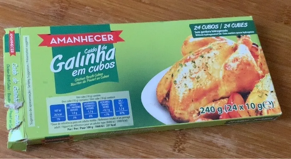 Caldo de Galinha em Cubos