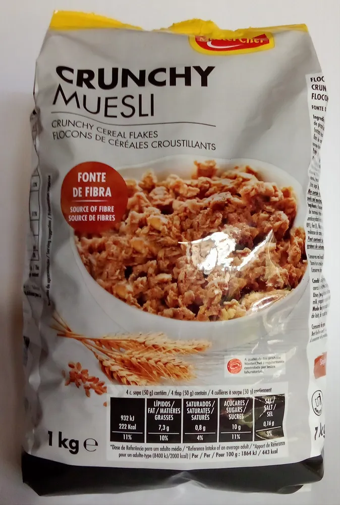Crunchy Muesli - flocos de cereais crocantes