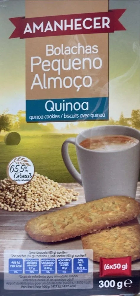Bolachas Pequeno Almoço, Quinoa