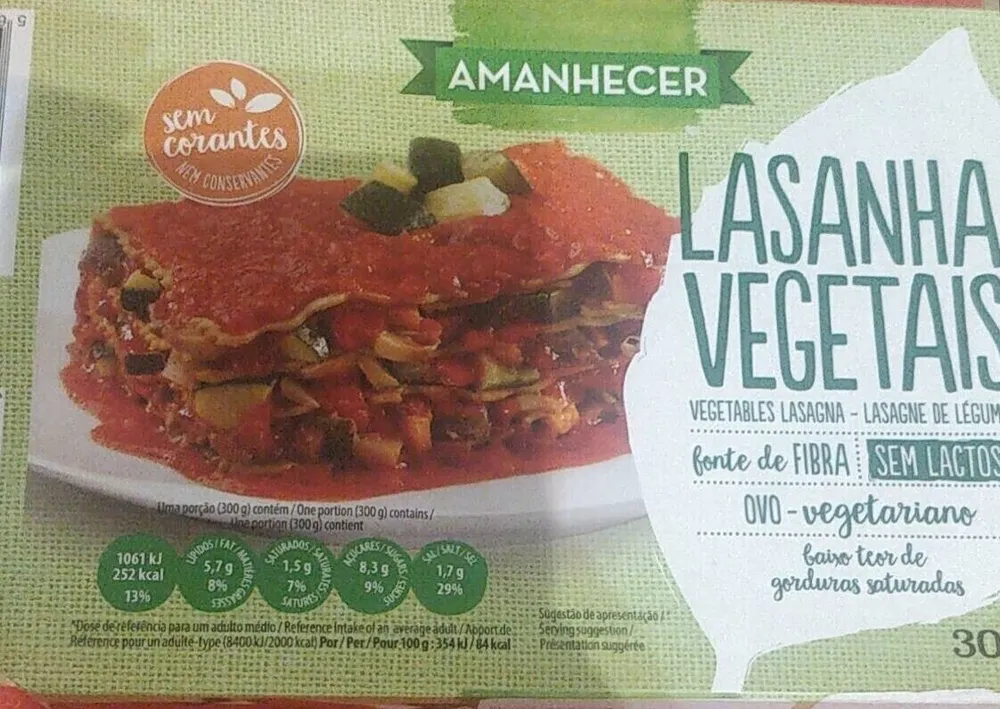 Lasanha Vegetais