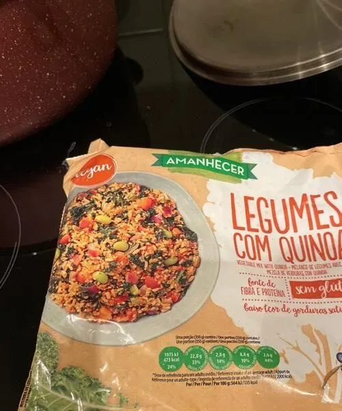 Legumes com quinoa