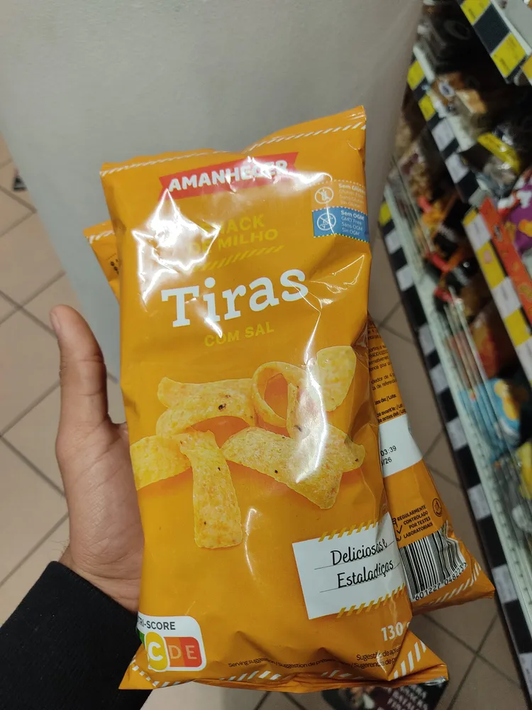 Tiras De Milho Com Sal