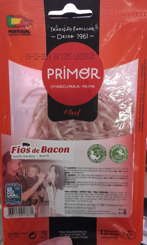 Fios de Bacon Primor