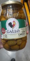 Azeitona Verde Em Conserva Com Caroço Gallo Vidro 500g