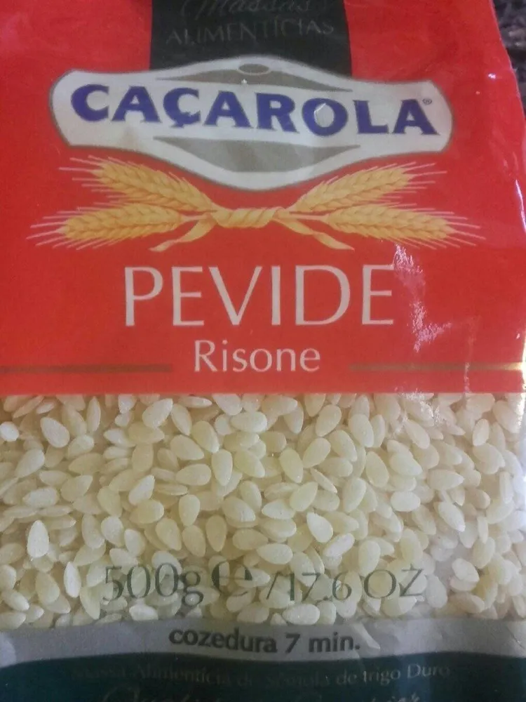 Pastas (pevide risone)