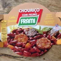 Chouriço com feijao