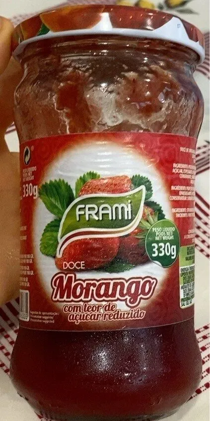 Doce Morango com teor de açucar reduzido