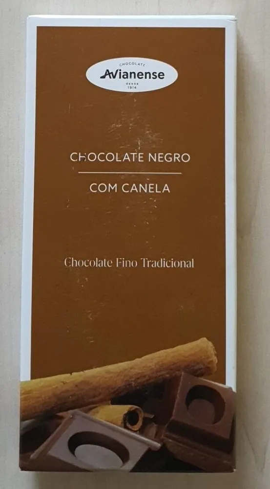 Chocolate negro con canela