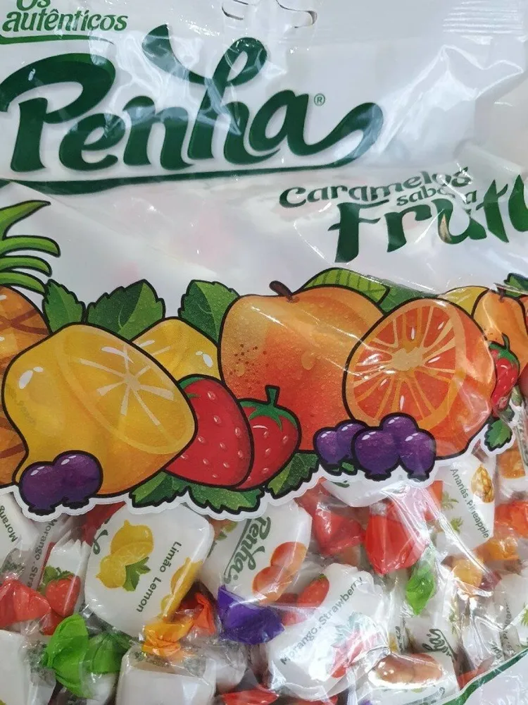 Autenticos penha caramelos sabor a frutas