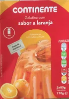 Gelatina com sabor a laranja