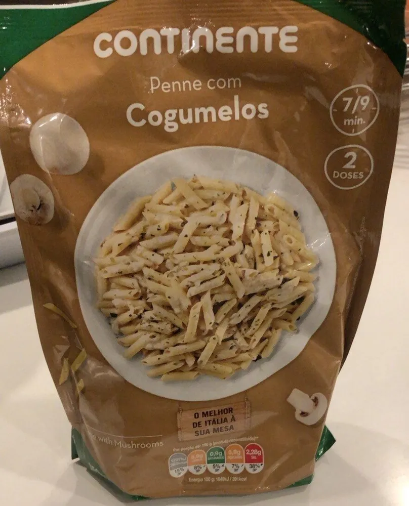 Penne com Cogumelos