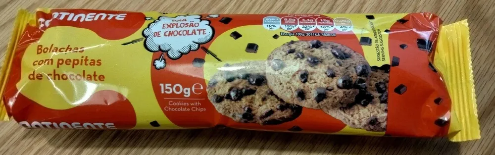 Bolachas com Pepitas de Chocolate