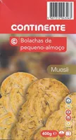Biscoitos matinais Muesli