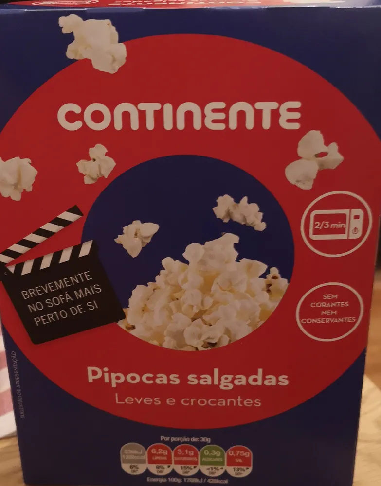 Pipocas Salgadas