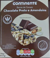 Barras de Cereais Chocolate Preto e Amendoins