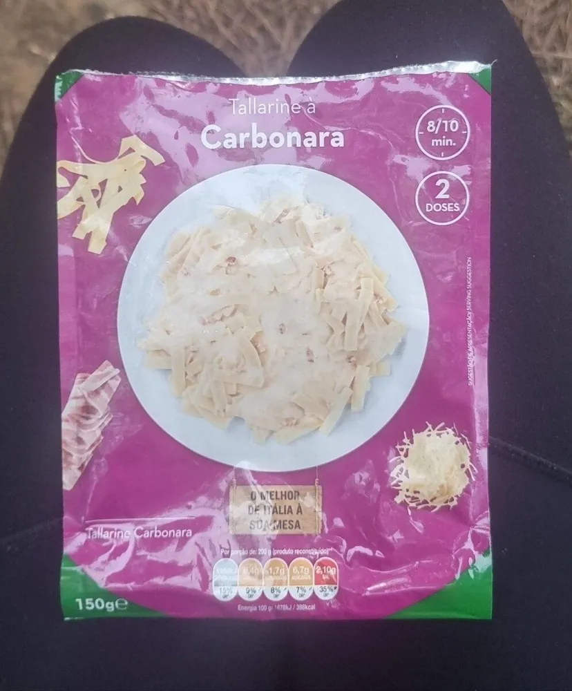 Tallarine à carbonara