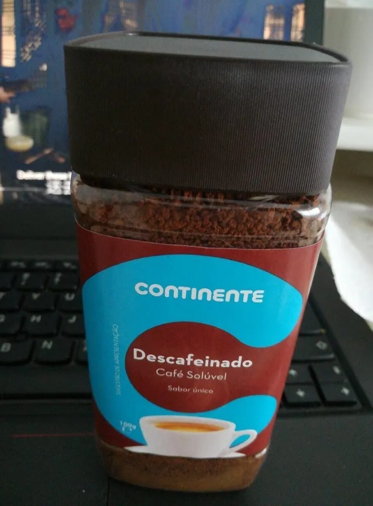 Descafeinado café solúvel