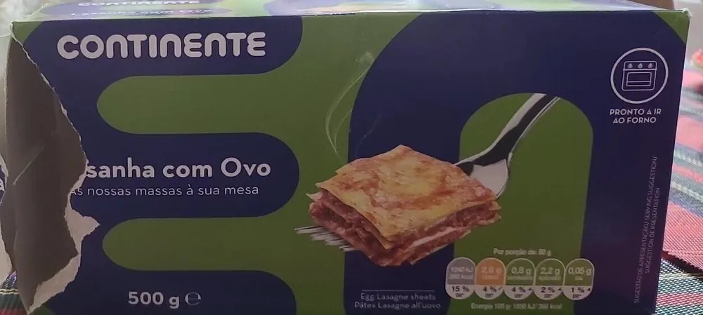 Lasanha com Ovo